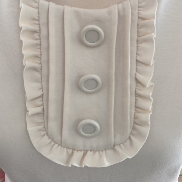 Banana Republic White Stretch Lined Dress - Picture 5 of 8